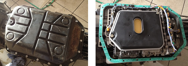 Ölwanne und Filter Automatikgetriebe ZF 5HP24