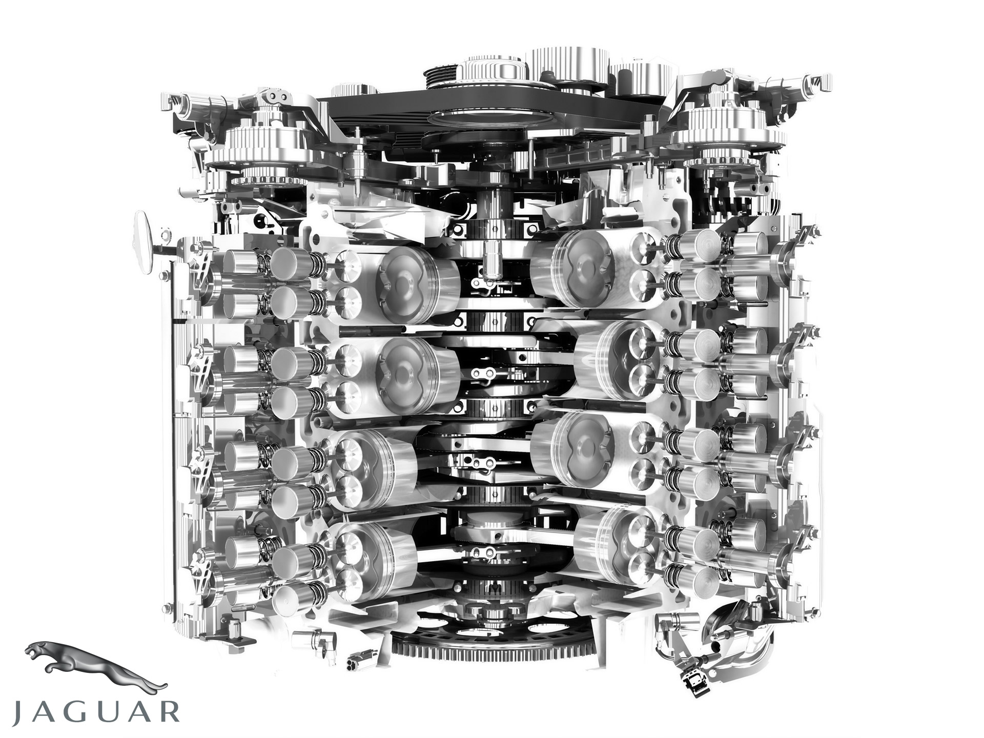 2009 Jaguar XF Engine-Cutaway AJv8