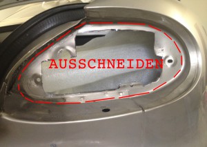 Umbau der Rücklichter auf Facelift bei Jaguar XK8