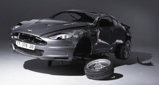 Aston Martin DBS Wrack