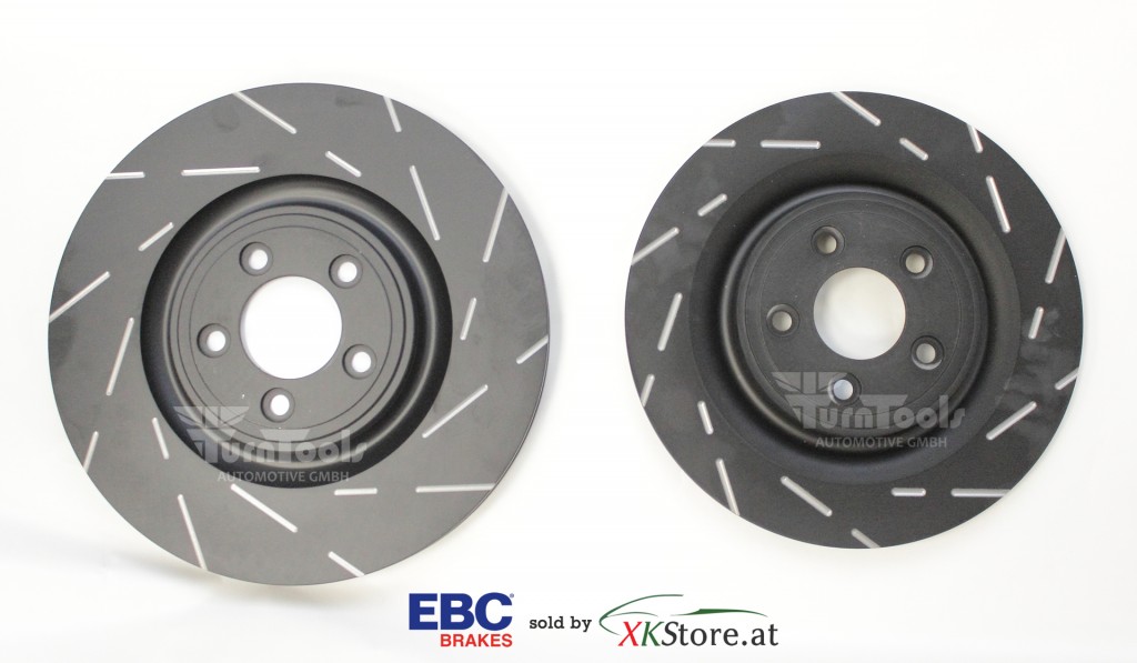 Flackdash für einen Jaguar XK 4.2 mit 355 mm Scheibendurchmesser, passend auch für XJ und XF